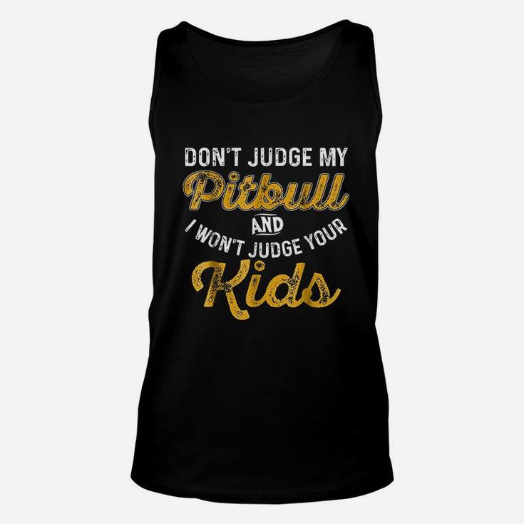 Pitbull Parents And Dog Moms And Dads Unisex Tank Top