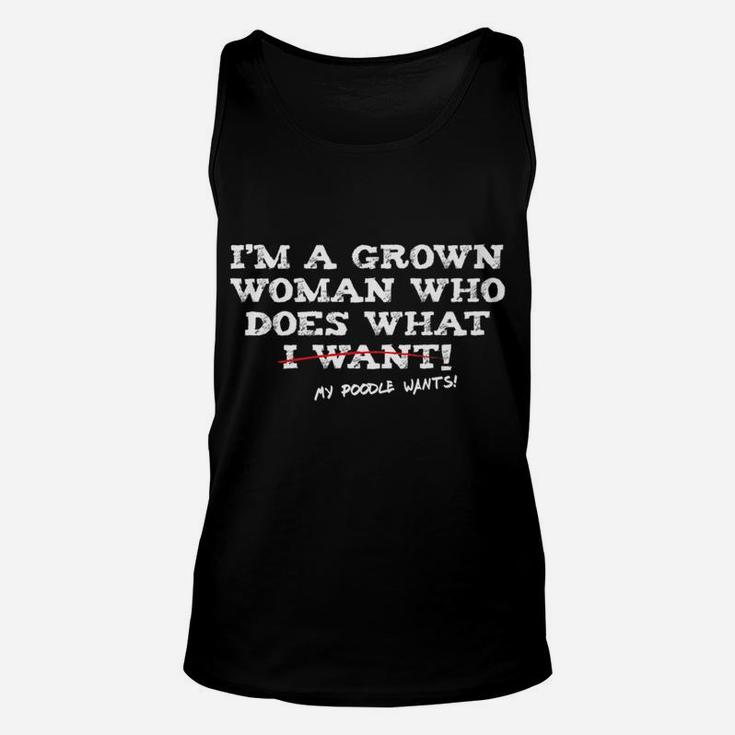 Poodle Mom Funny Dog Owners Unisex Tank Top