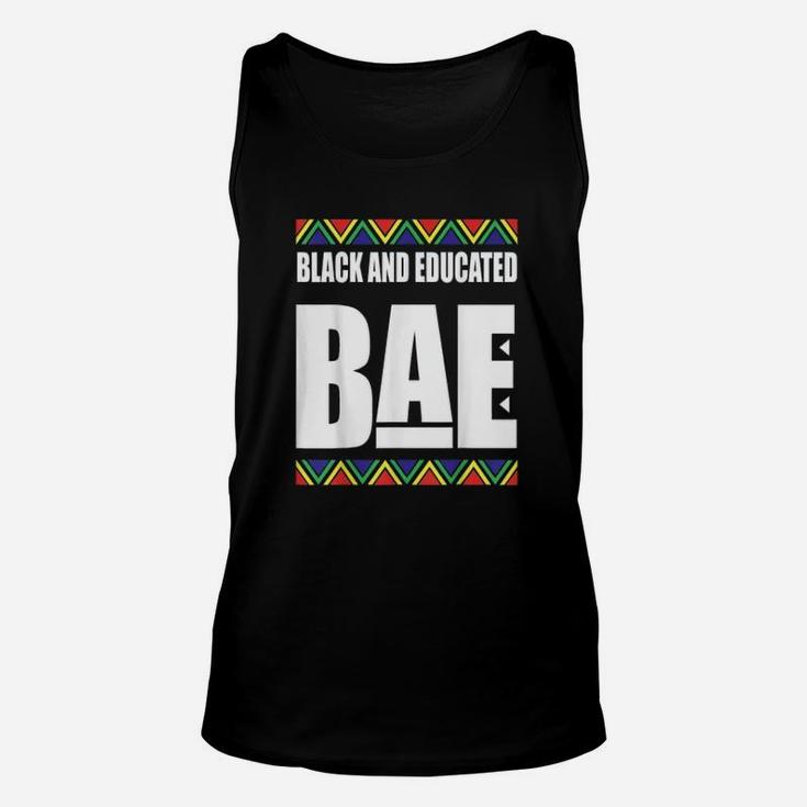 Pride Black History Month Black And Educated Unisex Tank Top