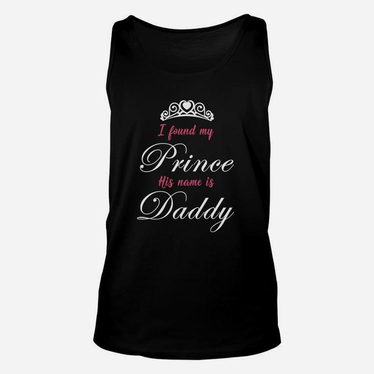 Princess For Little Girls Prince Daddy Unisex Tank Top