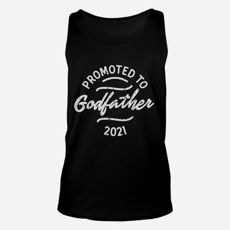 Promoted To Godfather 2021, dad birthday gifts Unisex Tank Top