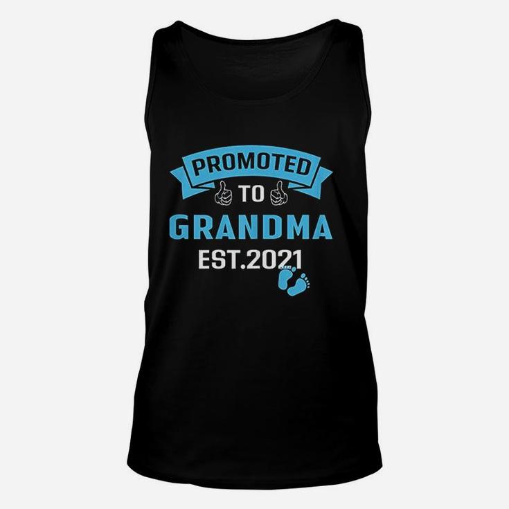 Promoted To Grandma Est 2021 First Time Grandma 2021 Unisex Tank Top
