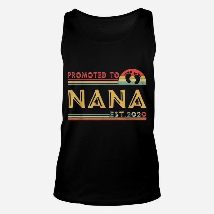 Promoted To Nana Est 2022 Mothers Day Gifts Vintage Retro Unisex Tank Top