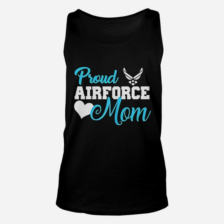 Proud Air Force Mom Heart Military Unisex Tank Top