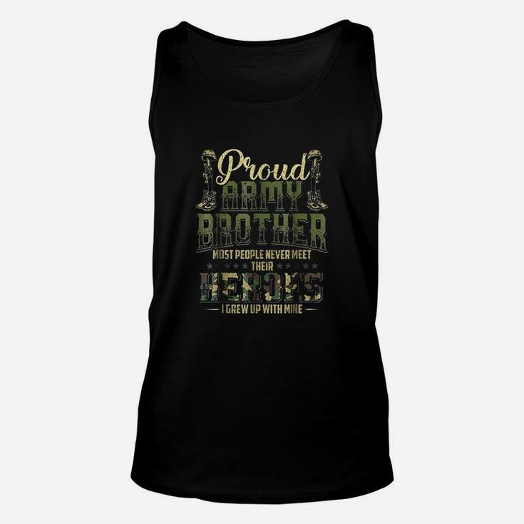 Proud Army Brother Unisex Tank Top
