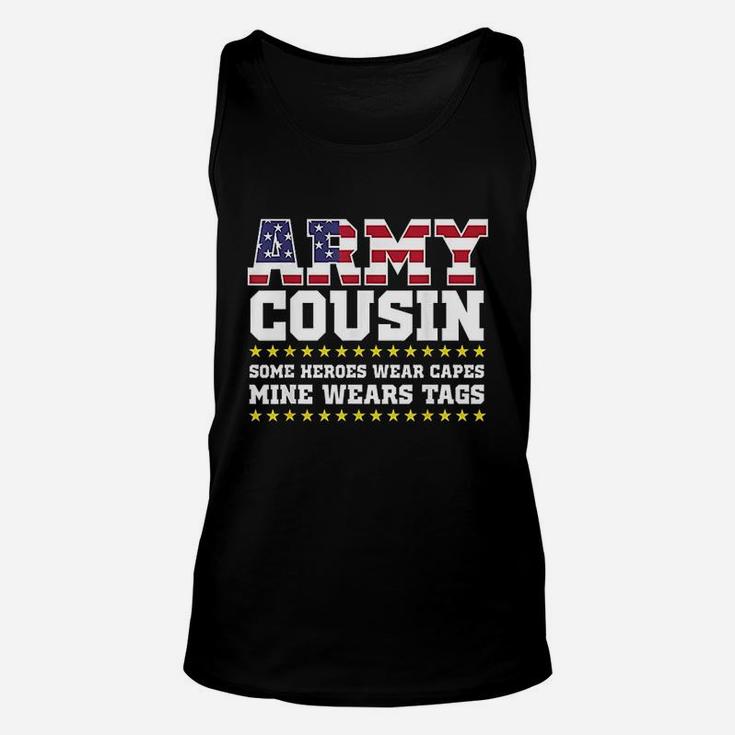 Proud Army Cousin Military Cousin My Hero Unisex Tank Top