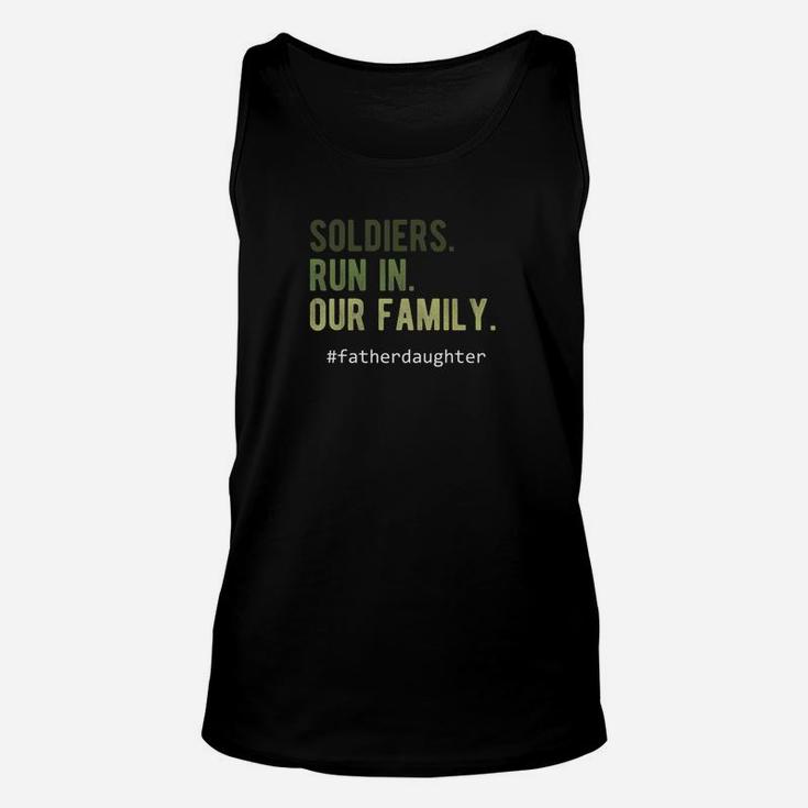 Proud Army Family Veteran Dad Soldier Daughter Gift Unisex Tank Top