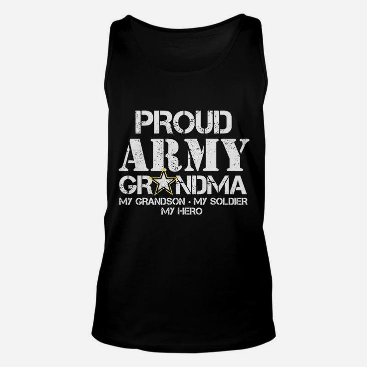 Proud Army Grandma Military Grandma My Soldier Unisex Tank Top