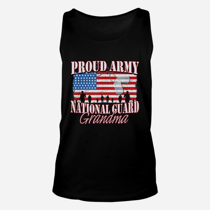 Proud Army National Guard Grandma Grandparents Day Unisex Tank Top