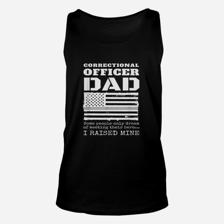 Proud Dad Of A Correctional Officer Father Unisex Tank Top