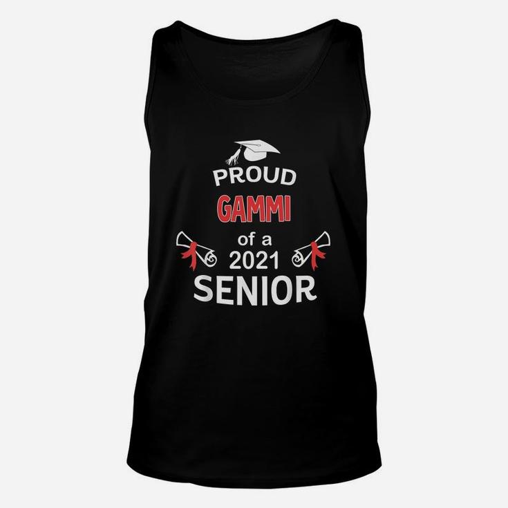 Proud Gammi Of A 2021 Senior Graduation 2021 Awesome Family Proud Gift Unisex Tank Top