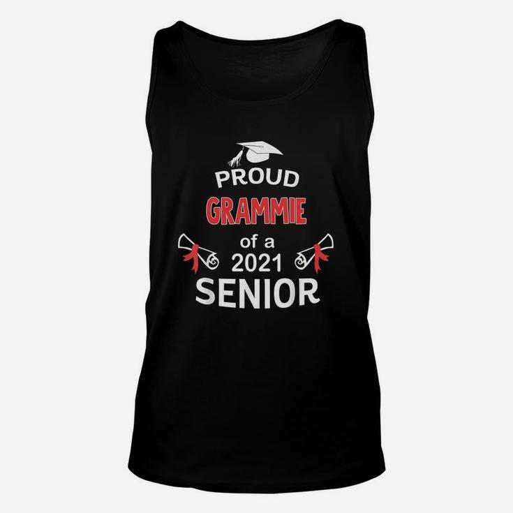 Proud Grammie Of A 2021 Senior Graduation 2021 Awesome Family Proud Gift Unisex Tank Top