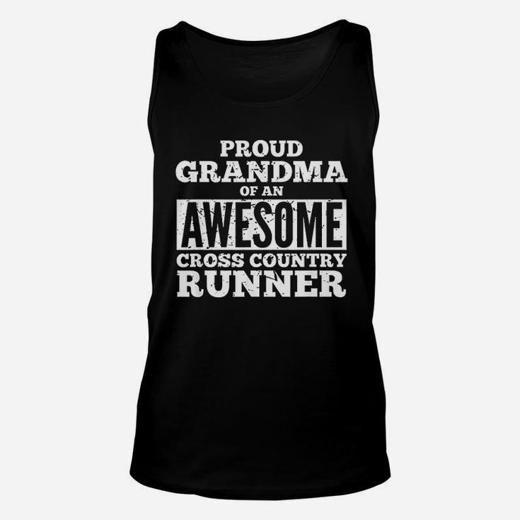 Proud Grandma Of An Awesome Cross Country Runner Unisex Tank Top