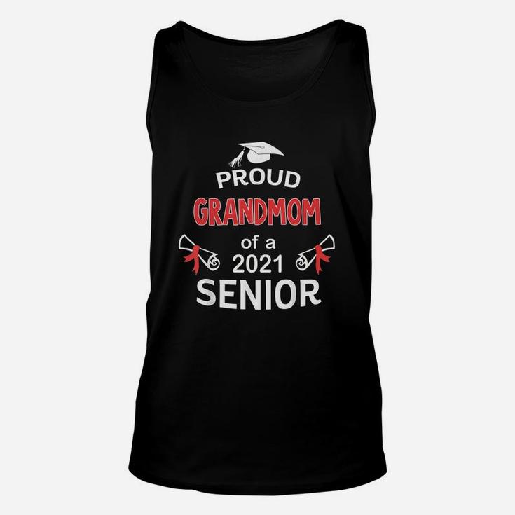 Proud Grandmom Of A 2021 Senior Graduation 2021 Awesome Family Proud Gift Unisex Tank Top