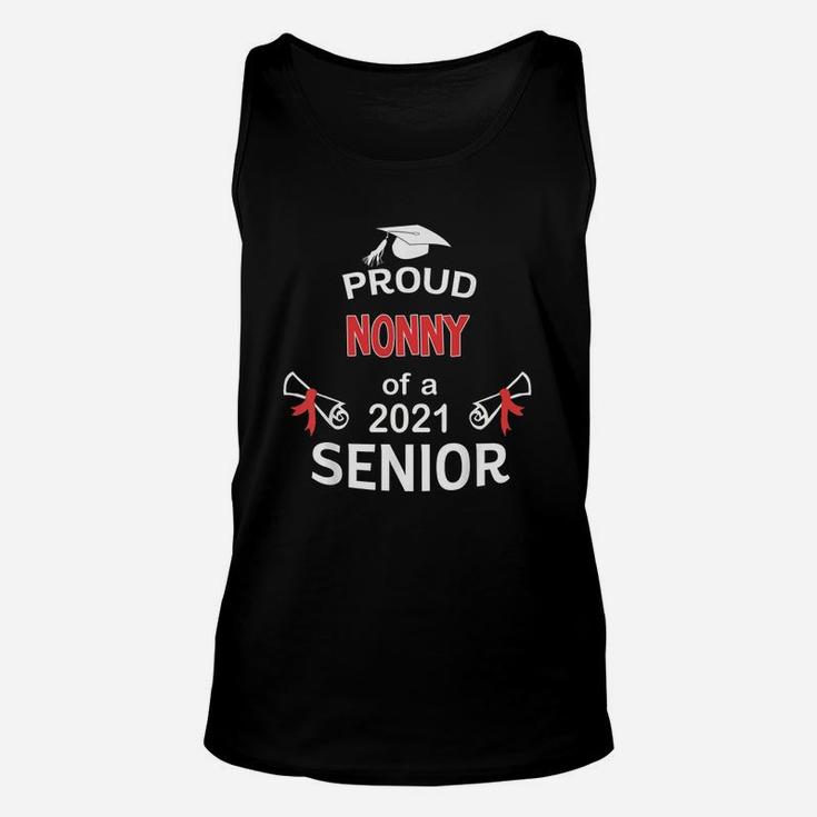 Proud Nonny Of A 2021 Senior Graduation 2021 Awesome Family Proud Gift Unisex Tank Top
