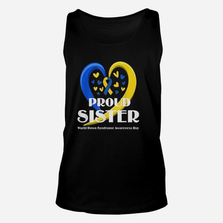 Proud Sister World Down Syndrome Unisex Tank Top