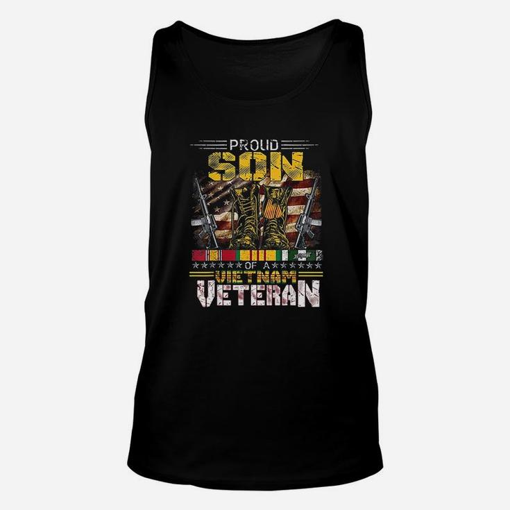 Proud Son Of A Vietnam Veteran Vietnam War Vet Unisex Tank Top