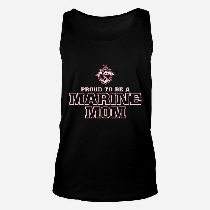 Proud To Be A Marine Mom USA Mothers Day Unisex Tank Top