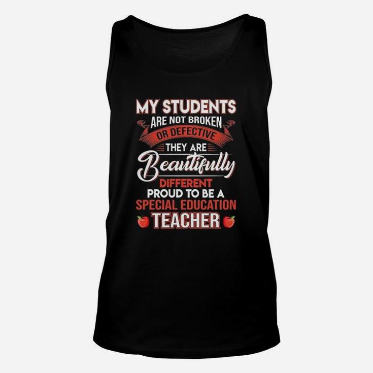 Proud To Be A Special Education Teacher Teachers Day Unisex Tank Top