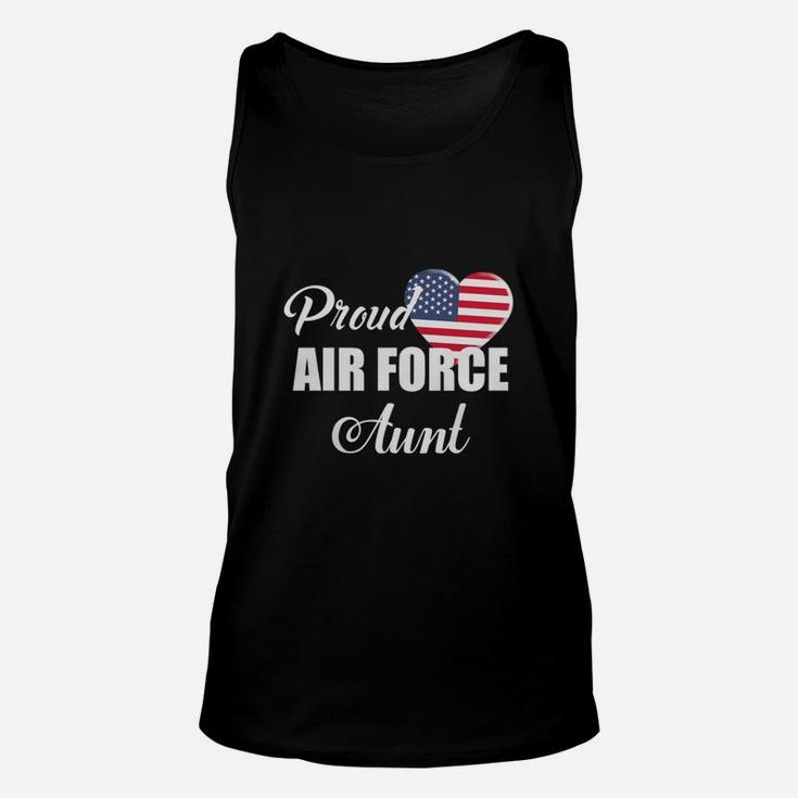 Proud Us Air Force Aunt T-shirt Unisex Tank Top