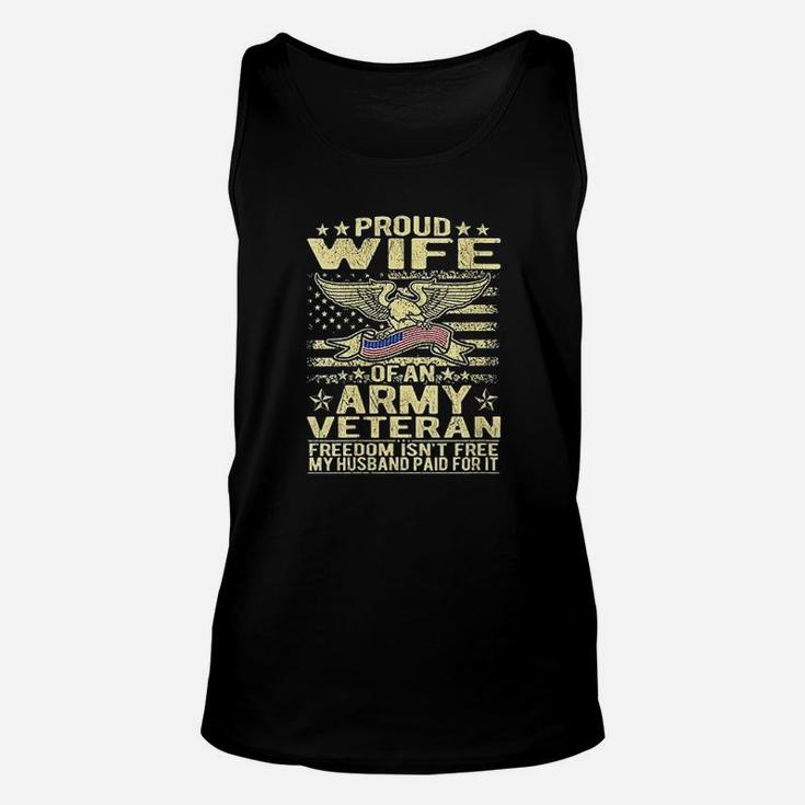 Proud Wife Of An Army Unisex Tank Top