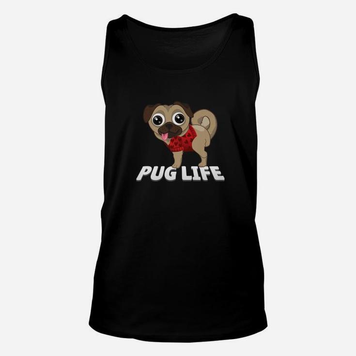 Pug Life, christmas dog gift, dog gift, dog birthday gifts Unisex Tank Top
