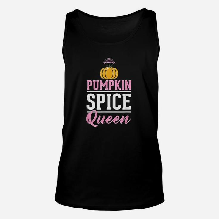 Pumpkin Spice Queen Latte Fall Autumn Season Gift Unisex Tank Top