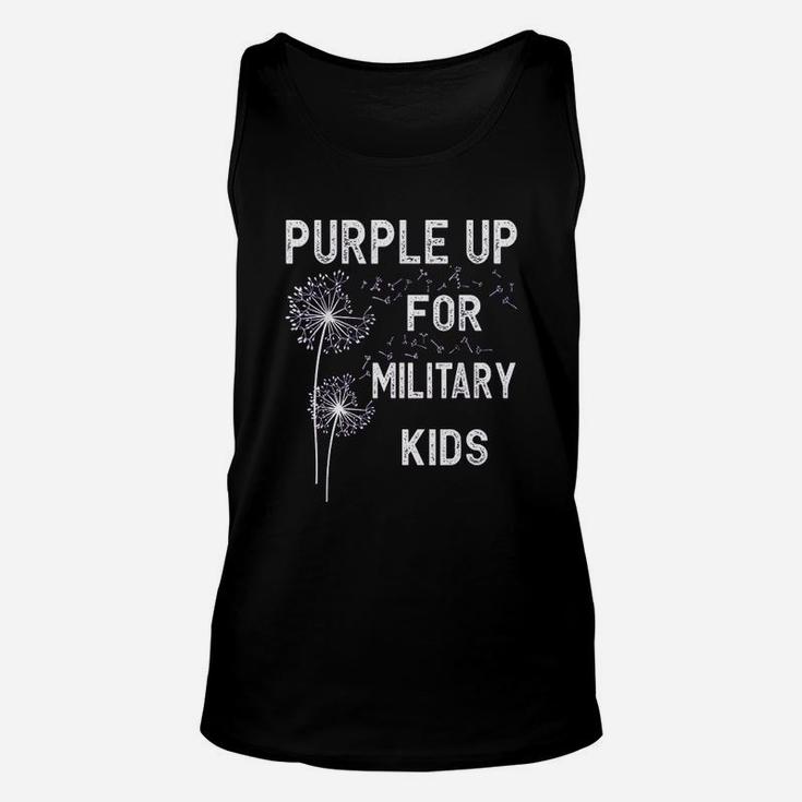 Purple Up For Military Kids Unisex Tank Top