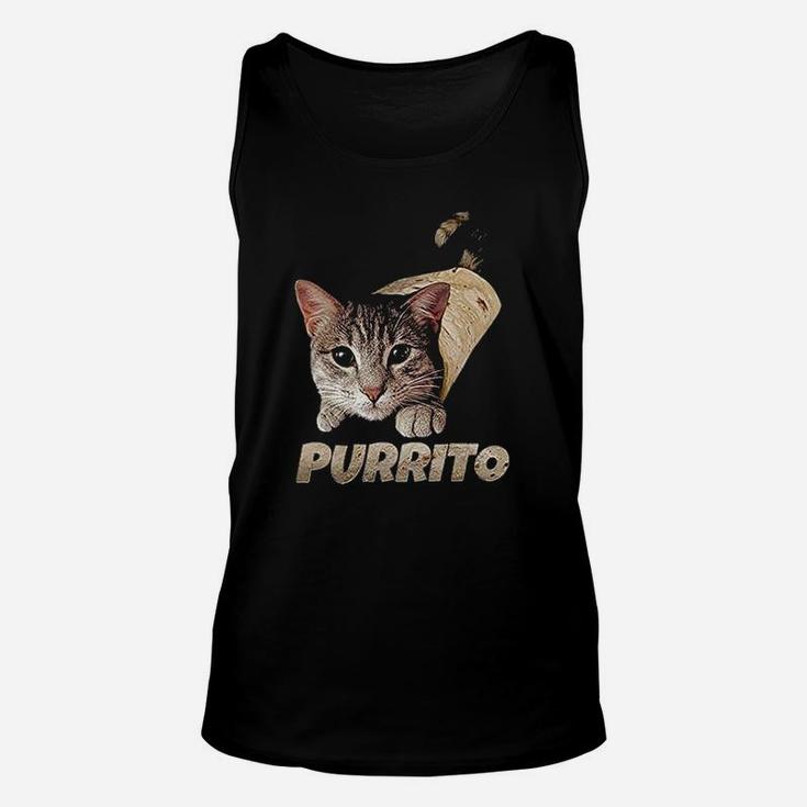 Purrito Cat Burrito Funny Joke Meme Kitty Unisex Tank Top