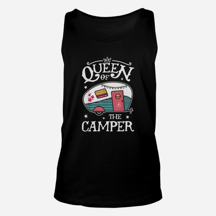 Queen Of The Camper Outdoor Camping Camper Girls Unisex Tank Top