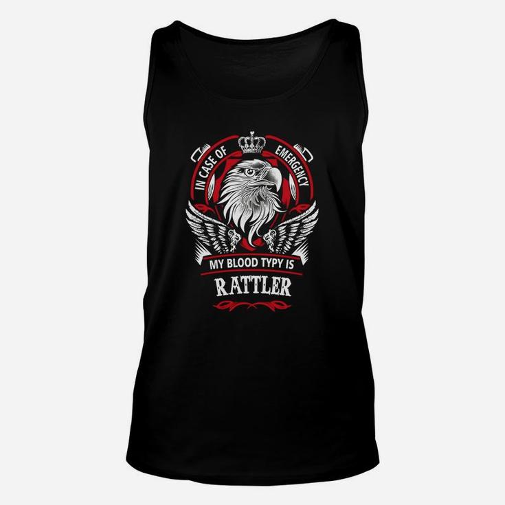 Rattler Shirt, Rattler Family Name, Rattler Funny Name Gifts T Shirt Unisex Tank Top