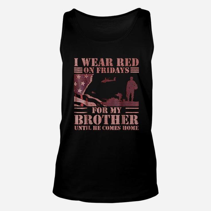Red Friday Brother Remember Everyone Deployed Unisex Tank Top