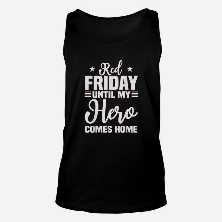 Red Friday Military Support Our Troops Remember Unisex Tank Top