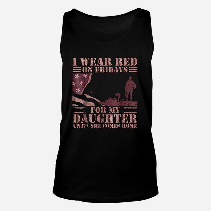 Red Friday Remember Everyone Deployed Daughter Unisex Tank Top