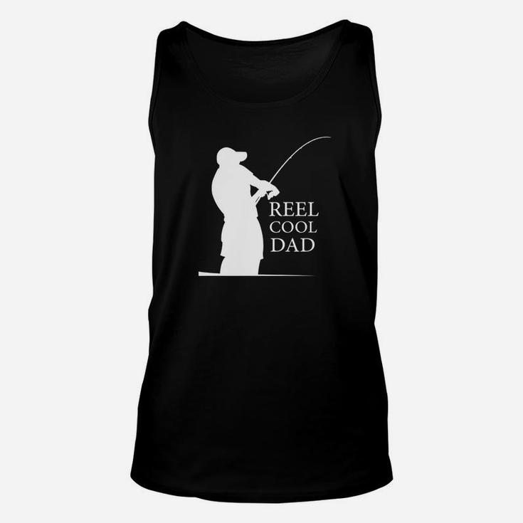 Reel Cool Dad Fishing Fathers Day Papa Daddy Gifts Premium Unisex Tank Top