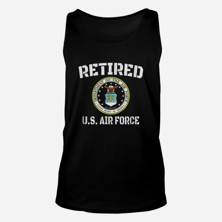 Retired Us Air Force Veteran Unisex Tank Top