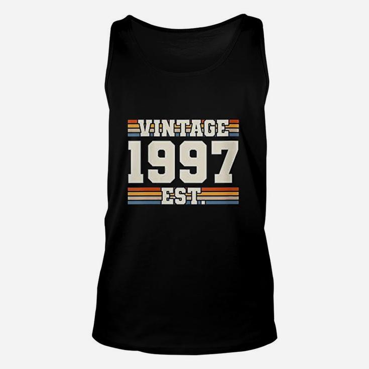 Retro 25th Years Old Vintage 1997 Unisex Tank Top