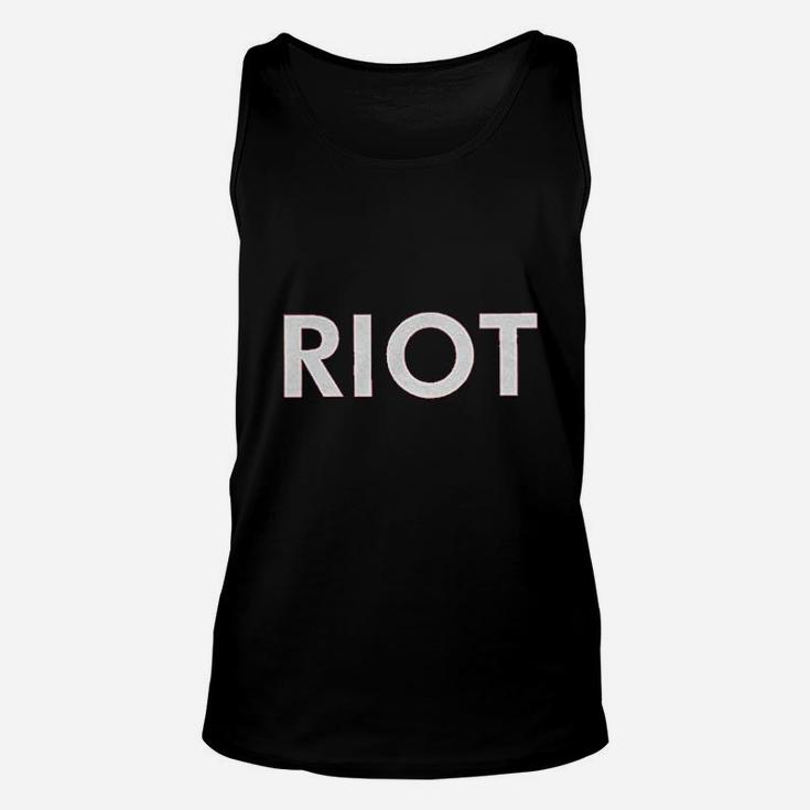 Riot Classic Vintage Style Protest Unisex Tank Top