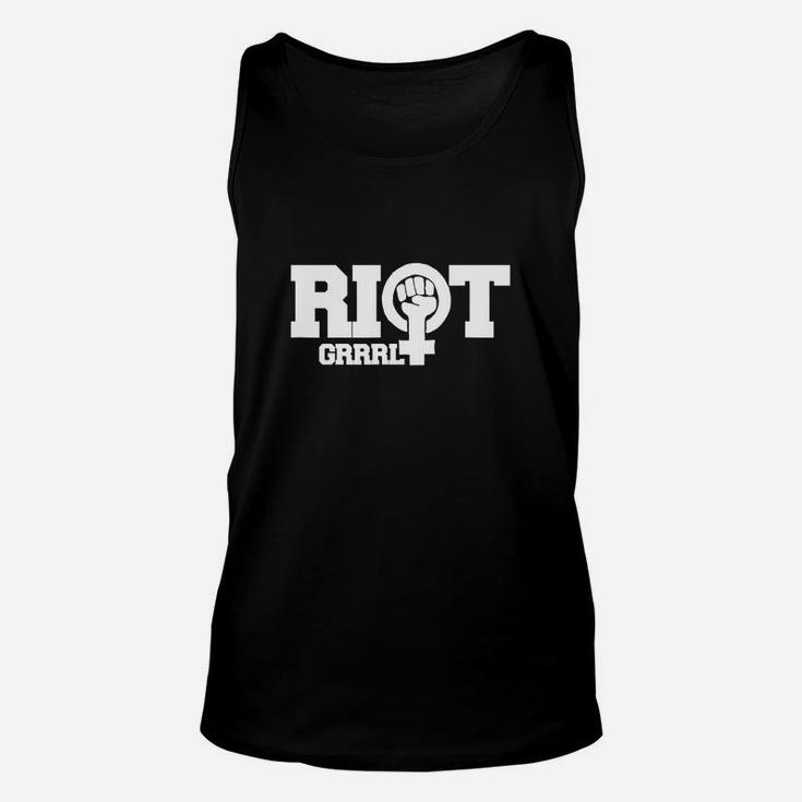Riot Grrrl Shirt With Feminist Symbol Unisex Tank Top