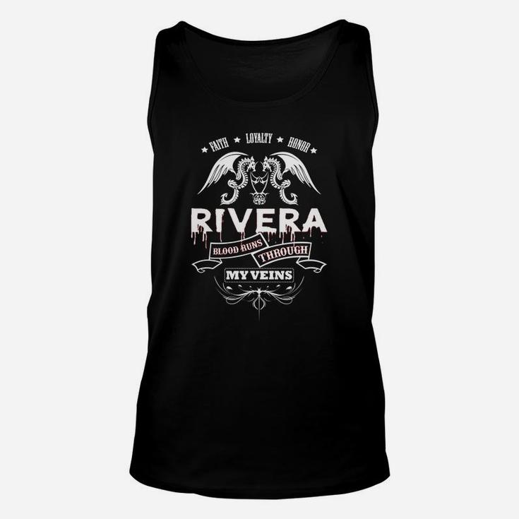 Rivera Blood Runs Through My Veins - Tshirt For Rivera Unisex Tank Top