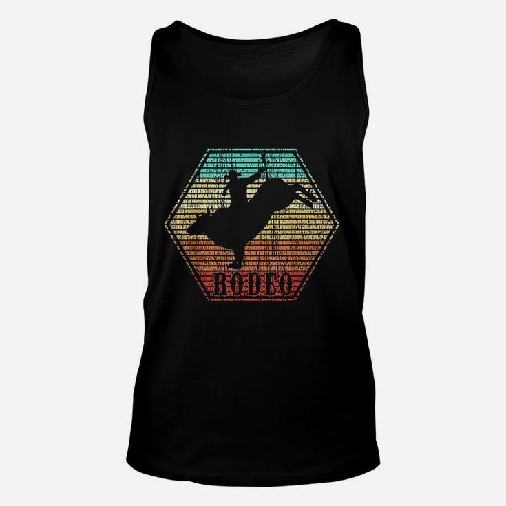 Rodeo Bull Riding Vintage Cowboy Gift Unisex Tank Top