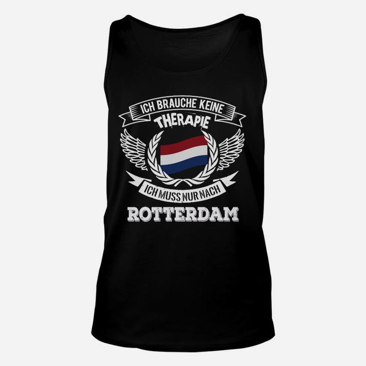 Rotterdam-Liebhaber Unisex TankTop, Keine Therapie, nur Rotterdam Design