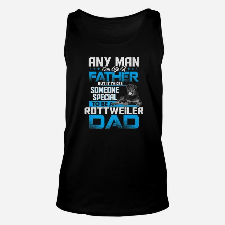 Rottweiler Dad Dog Lovers Fathers Day Gif Unisex Tank Top