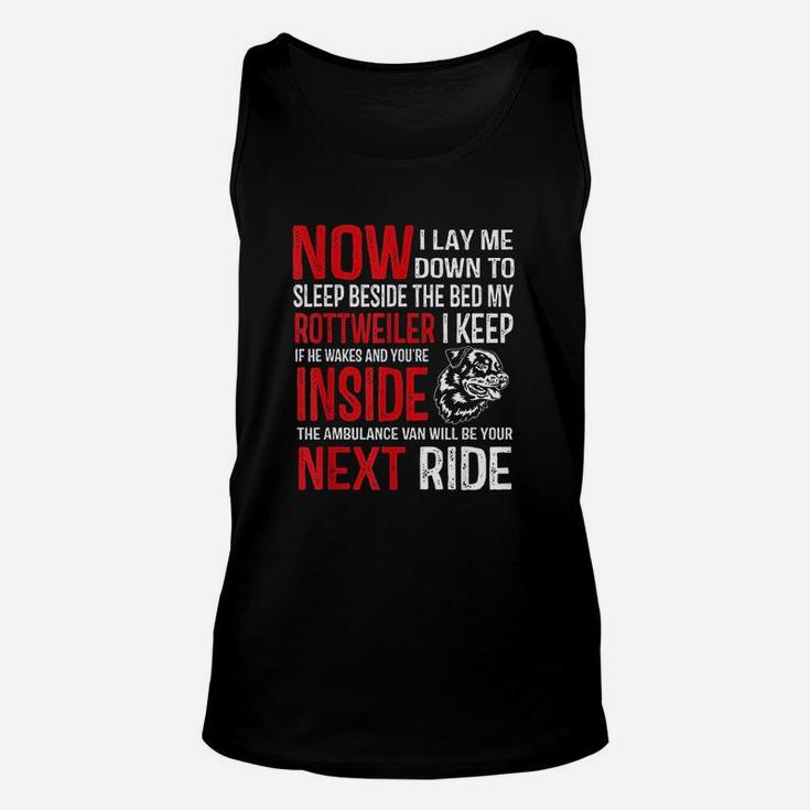 Rottweiler Dog Lover Gifts For Women Unisex Tank Top