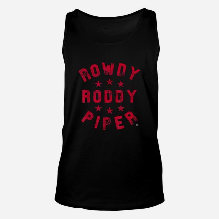 Rowdy Roddy Piper Distressed Fight Unisex Tank Top