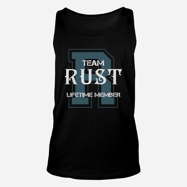 Rust Shirts - Team Rust Lifetime Member Name Shirts Unisex Tank Top
