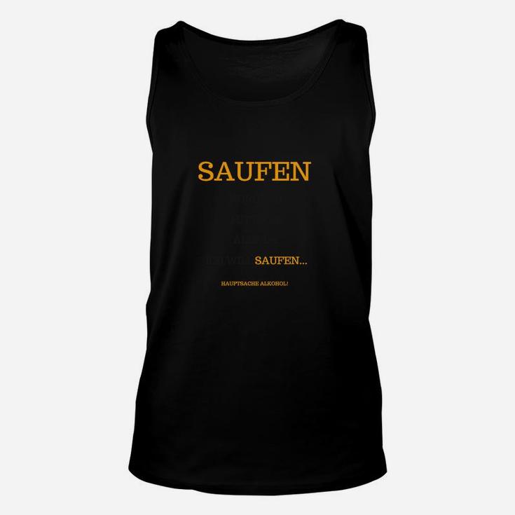 Säufen Morgens Mittags Abends Ich Werde Saufen TankTop