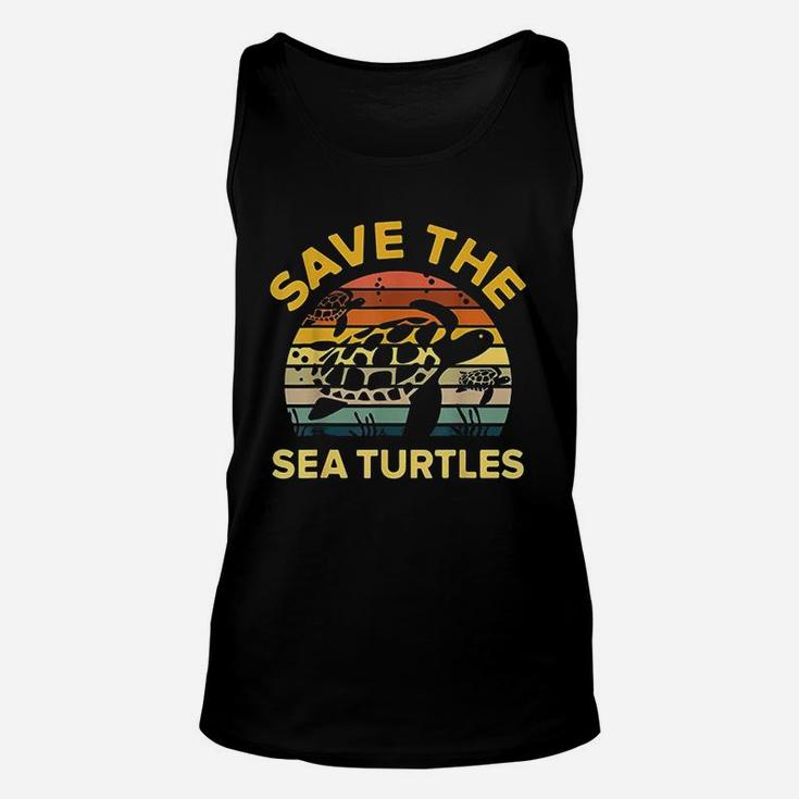 Save Sea Turtle Lover Vintage Skip Unisex Tank Top