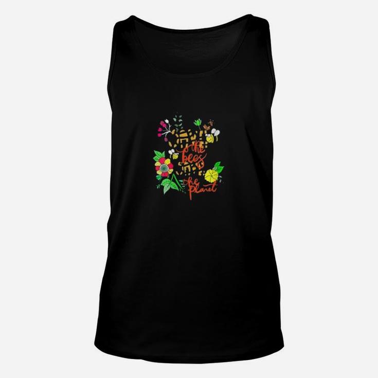 Save The Bees Save The Planet Bumble Bee Climate Change Unisex Tank Top