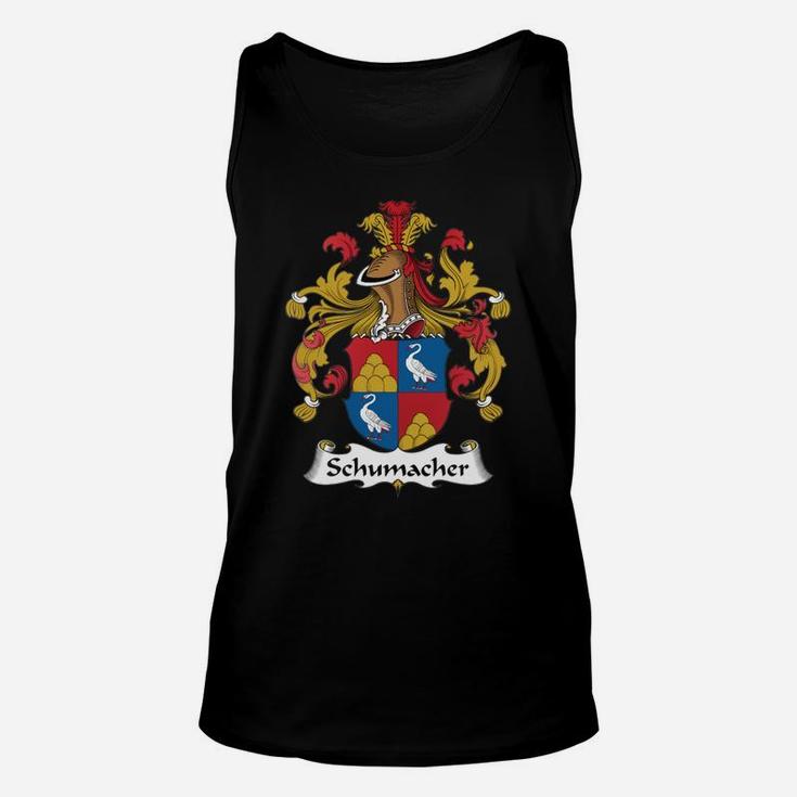 Schumacher Family Crest German Family Crests Unisex Tank Top Schumacher Family Crest German Family Crests Unisex Tank Top